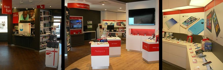 RemoteRelief Blog - Visual assist for Verizon wireless store inside view with varierty of mobile devices